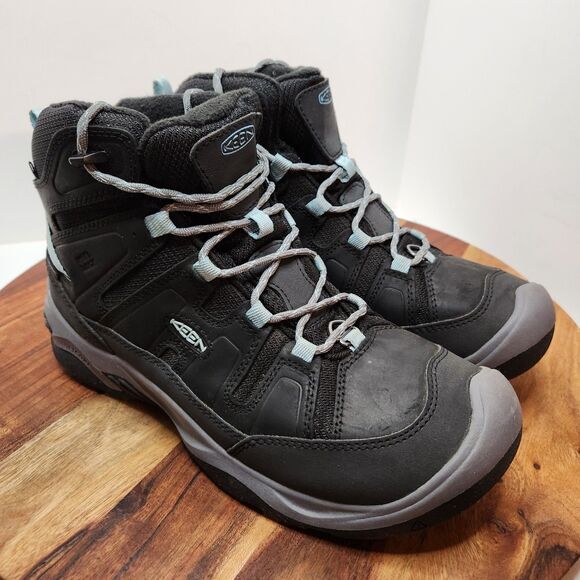 Keen Circadia Mid Polar Waterproof Boots – Women’s 9.5 – Black/Cloud Blue - Picture 3 of 11